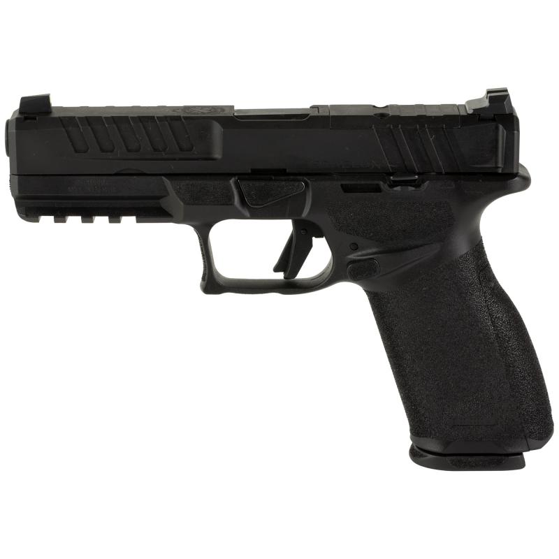 Echelon, Semi-automatic, Striker Fired, Polymer Framed Pistol, Full Size, 9MM, 4.5" Barrel, Melonite Finish, Black, Optics Ready Slide, Front Tritium Night Sight, Tactical Rack U-Dot Rear, 5 Magazines, (4)-17 Round and (1)-20 Round, Includes Range Bag EC