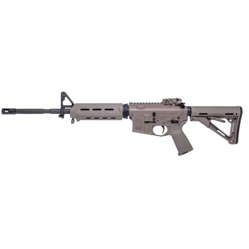 M4LE, Semi-automatic Rifle, 223 Rem/556NATO, 16" Phosphated Barrel, Flat Dark Earth Finish, MOE Grip, Magpul CTR Stock, Magpul Backup Flip Sight, MOE Handguard STR5025-M4F