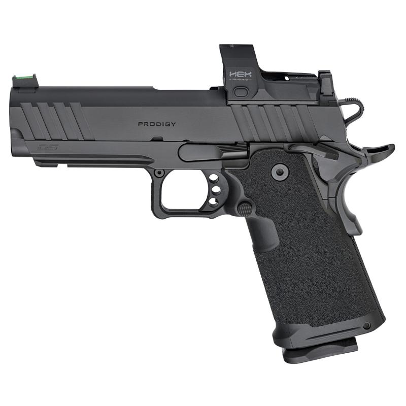 PRODIGY 1911 DS | 9x19mm, 4.25" Bull Barrel, Optics Ready, 1 17Rd Magazine, 1 20 Round Magazine, Black, Dragonfly Reflex Sight Included PH9117AOSD