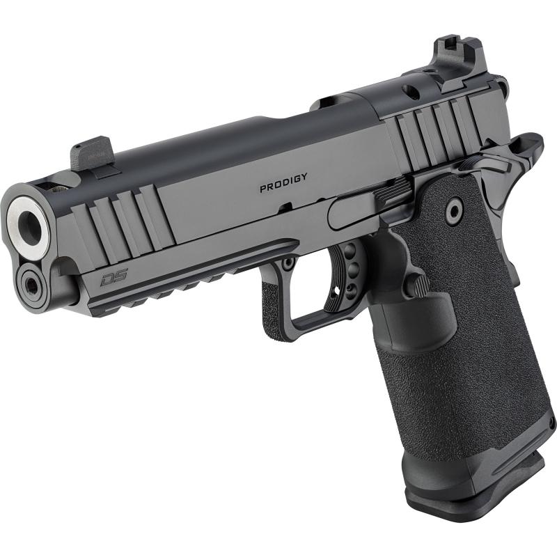 1911 DS Prodigy™  Comp AOS | 9x19mm, 5" Barrel, Black Cerakote, Optics Ready, One 17 Rd One 20 Rd Magazines