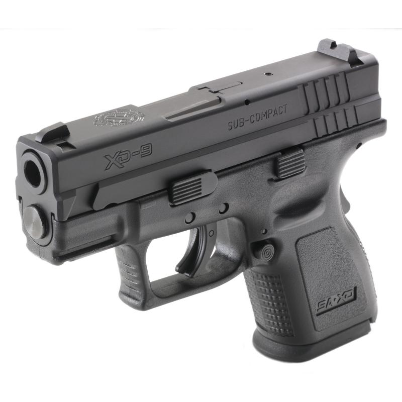 XD Sub-Compact Essentials Package 9mm 3.1 Inch Barrel Black Melonite Finish 10 Round