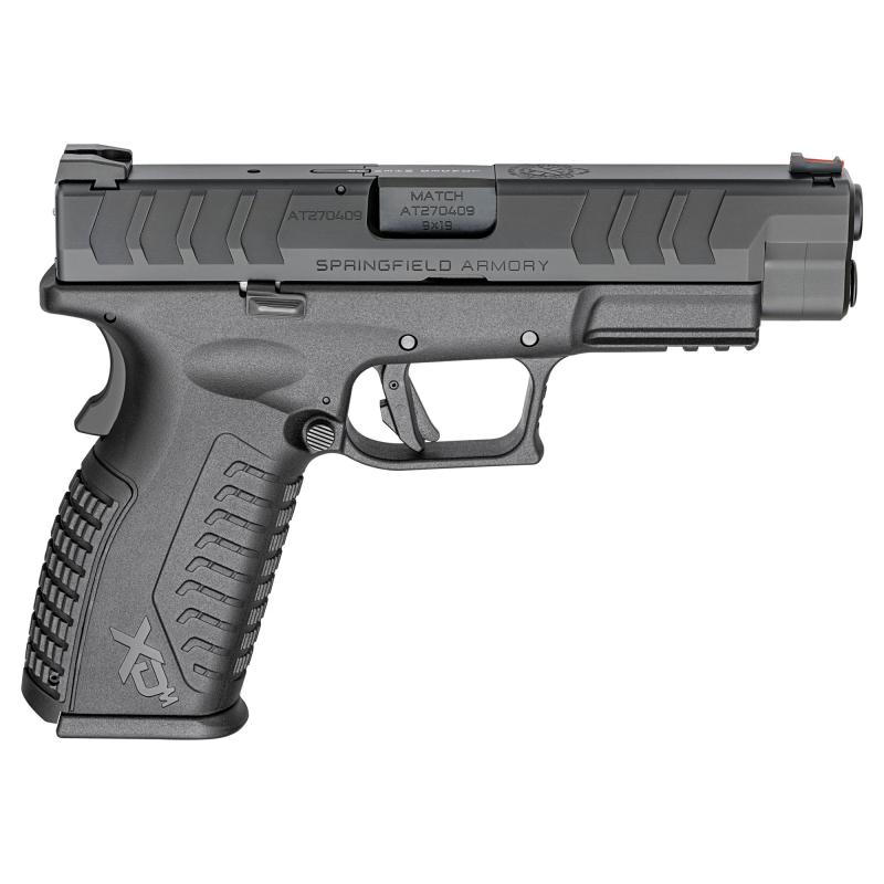 XDM, Semi-automatic, Striker Fired, 9MM, 4.5", Black, 10 Rounds, Fixed Sights, Polymer XDME9459BCA