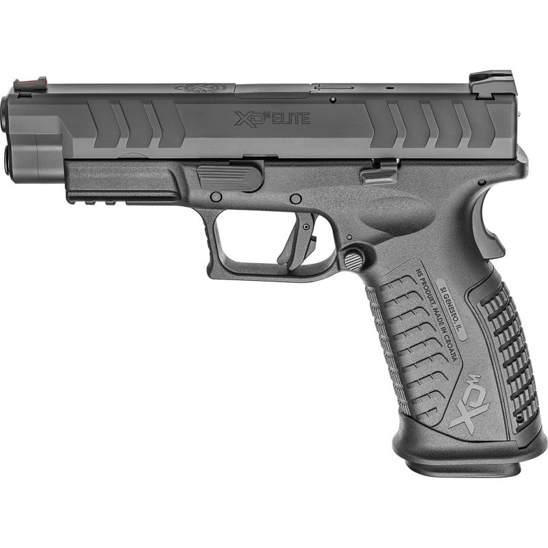 XDM Elite | 9MM, 4.5" Barrel, Polymer Frame, Black Melonite Finish, Fiber Optic Front Sight, 20 Rounds, 2 Magazines XDME9459BHC