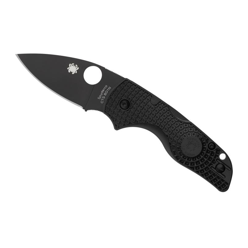 Lil Native Lightweight, Folding Knife, Plain Edge, Black FRN Handle, Matte Finish, Black, 2.43" Blade Length, CTS BD1N Steel C230PBBK