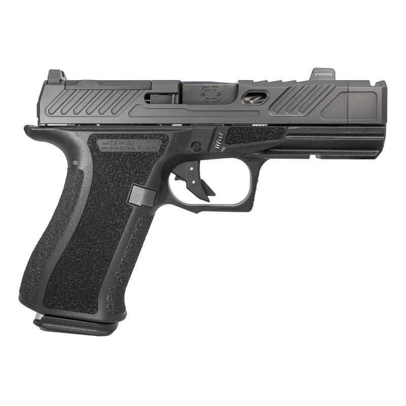 CR920XP Elite, Striker Fired, Semi-automatic Pistol, 3.65" Black Spiral Compensated Barrel, Polymer  Frame, Nitride Finish, Black, Front Tritium Sight, Trigger Safety, 15 Rounds, 2 Magazines, Includes Range Bag and Optics Kit SS-5212