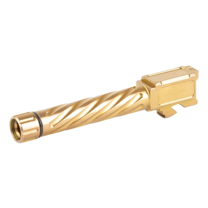 Match Grade, 4.5" Threaded Barrel, Spiral Fluted, 9MM, Fits Shadow Systems MR/XR Models, Titanium Carbo-Nitride Finish, Bronze SG9C-02-03TSPL-BRZ