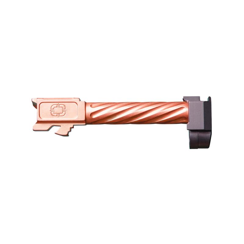 MR/XR Barrel with Compensator, 9MM, 4.2", Fits Shadow Systems MR/XR, Nitride Finish, Bronze SGK-MRP-BRN