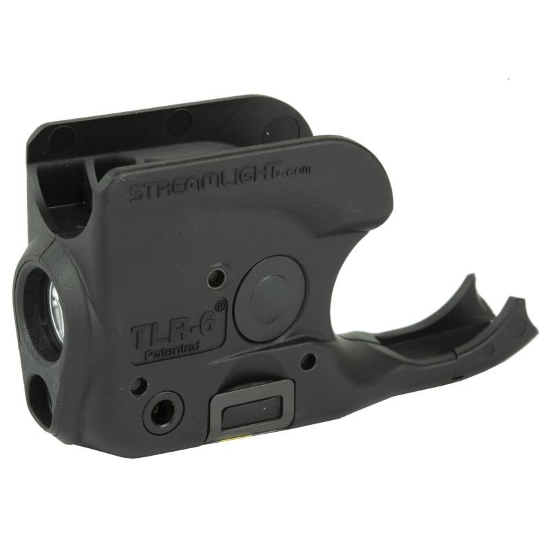TLR-6 Subcompact Gun-Mounted Tactical Light With Integrated Red Aiming Laser for Glock 42 Black