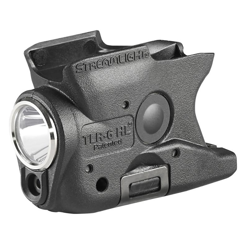 TLR-6 HL, Tac Light with Green Laser, For S&W Shield 9/40, 300 Lumens, Matte Finish, Black, Includes Three SLB2 Batteries with USB-C Charging Case 69352