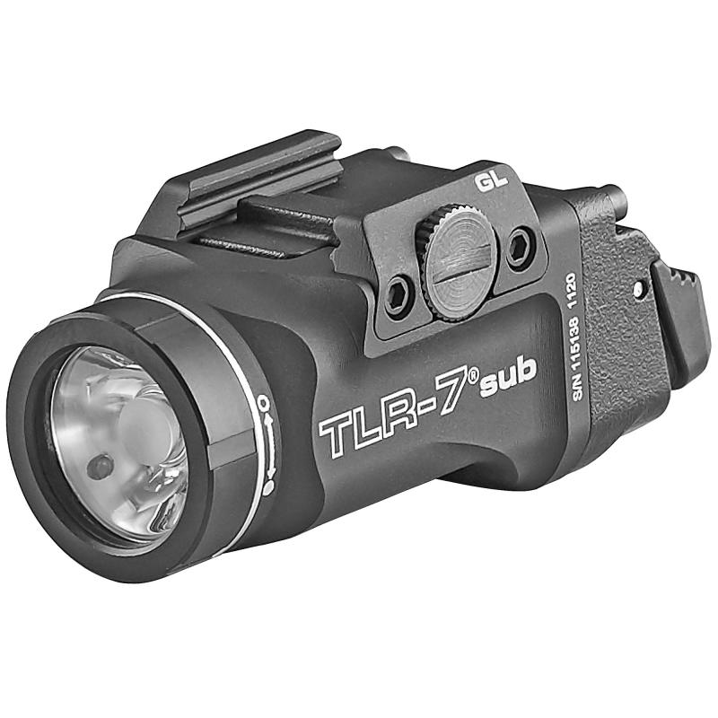 TLR-7 Sub Weaponlight, 500 Lumens, Black, For Glock 43X/48 69400