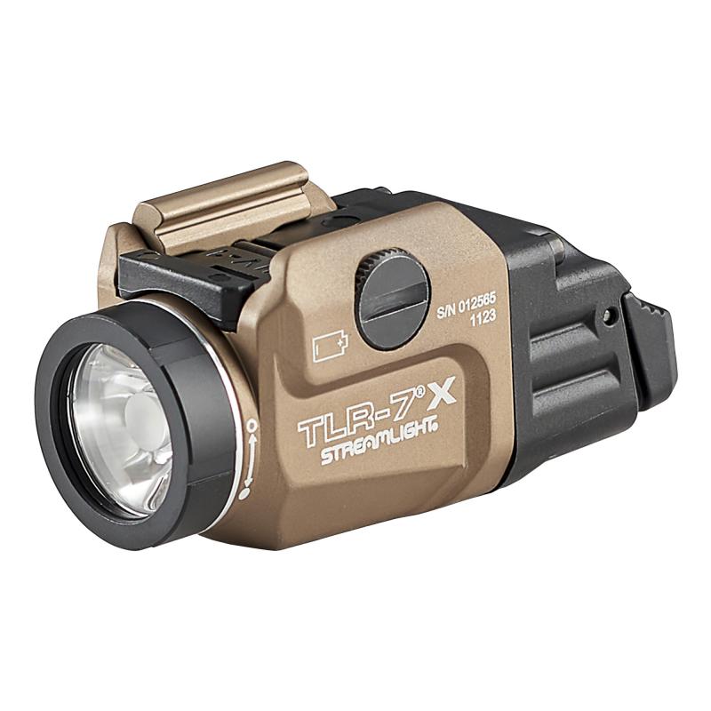 TLR-7X, 500 Lumens, 1.5 Hour Runtime, Duel Fuel, Matte Finish, FDE, Inlcudes High/ Low Switch, (1) CR123A Battery 69429