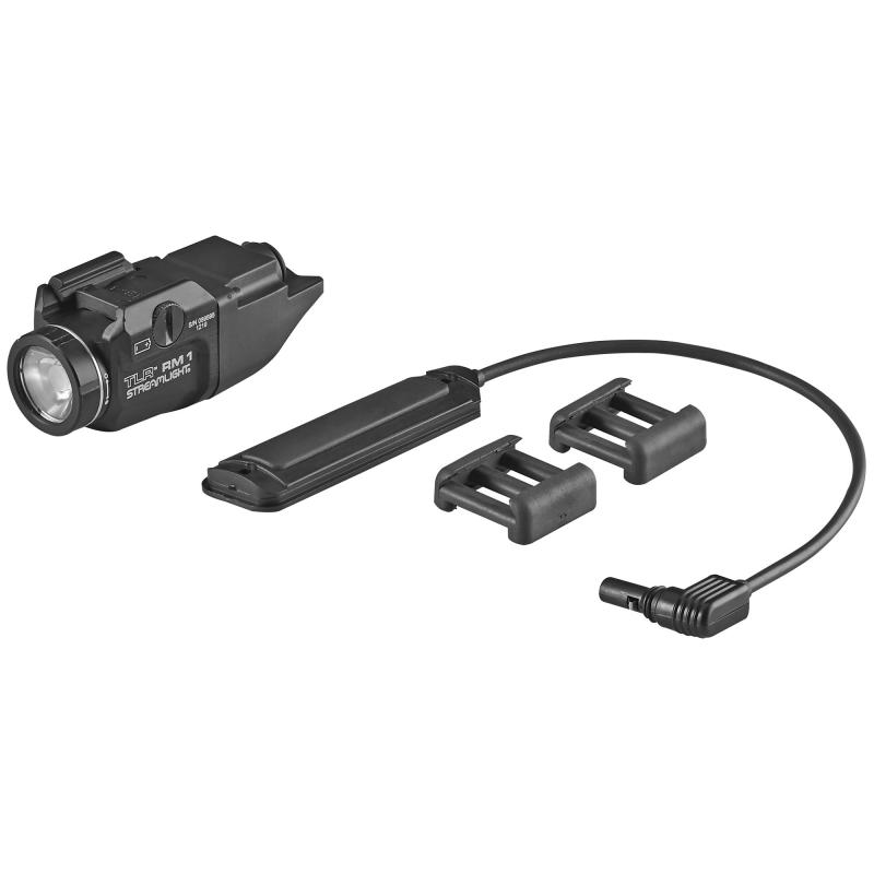 TLR RM 1, Black Finish, 500 Lumens, 1.5 Hour Runtime, Comes with Remote Pressure Switch, Key Kit, and (1) CR123A Lithium Battery 69440