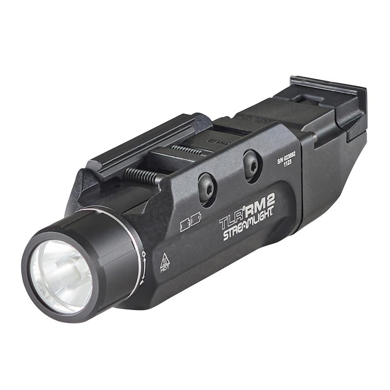 TLR RM 2, Weaponlight, 1000 Lumens, 1.5 Hour Runtime, Black, Includes Key Kit, and (2) CR123A Lithium Battery 69451