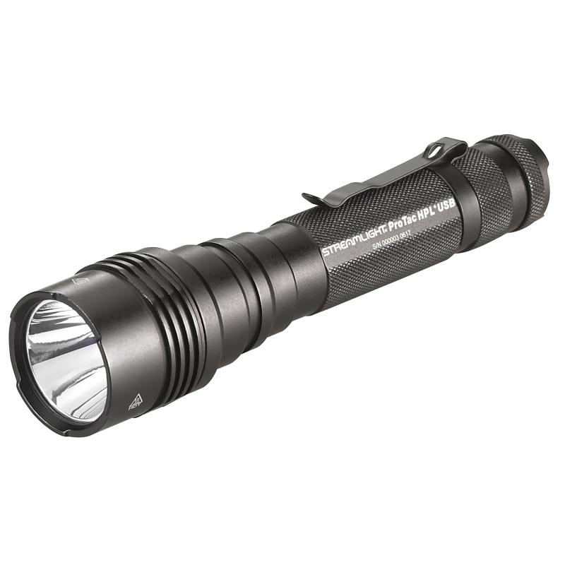 ProTac HPL USB, Flashlight, 1000 Lumens, w/ USB Battery, Black Finish 88077