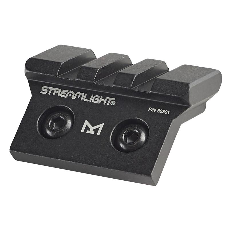 MLOK Mount, Fits Streamlight TLR 1/2, TLR9/10, TLR RM 1/2, Matte Finish, Black 88301