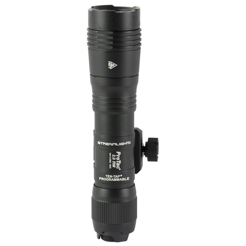 Protac 2.0 Rail Mount, Weaponlight, Rechargeable, 2,000 Lumens, Fits 1913 Rails, Anodized Finish, Black, Includes SL-B50 Battery Pack, Straight Pressure Switch, USB-C Charging Cable 89009
