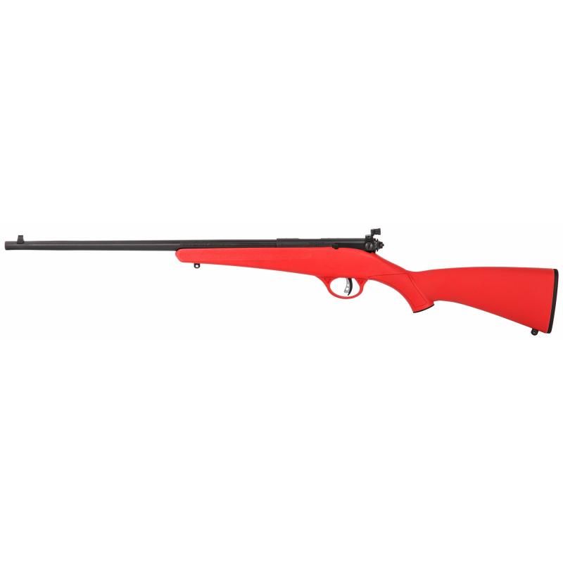 Rascal Single Shot Youth .22 LR/Long/Short 16.1 Inch Blued Barrel Red Synthetic Stock
