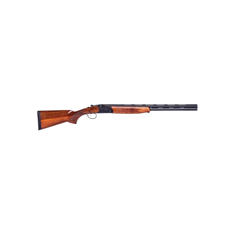 Stevens Model 555 Over/Under 12 Gauge 28 Inch Barrel Blue Finish Extractors Manual Safety Walnut Stock