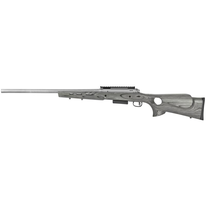 220 Slug, Bolt Acton Shotgun, 20 Gauge 3" Chamber, 22" Rifled Barrel, Stainless Steel Barrel and Action, Gray Laminate Thumbhole Stock, 2Rd, Right Hand 22314