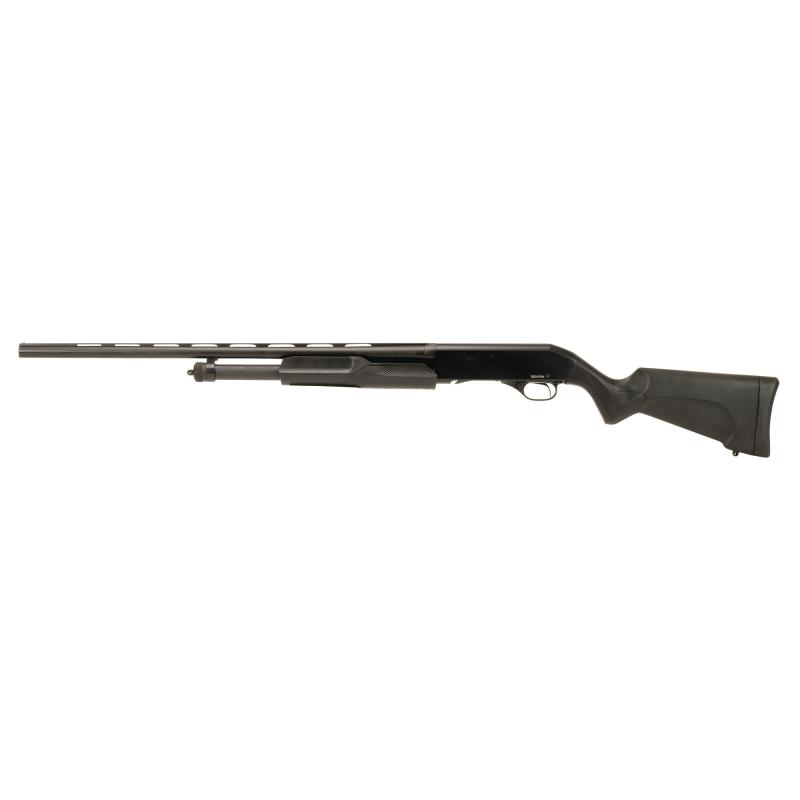 Stevens 320 Field Grade Pump 20 Gauge 3 Inch Chamber 26 Inch Vent Rib Barrel Black Synthetic Stock 5 Round