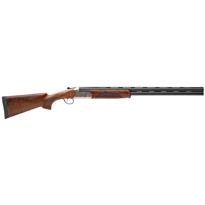 Stevens Model 555 Enhanced Over/Under 20 Gauge 26 Inch Barrel Laser Engraved Ejectors Manual Safety Walnut Stock