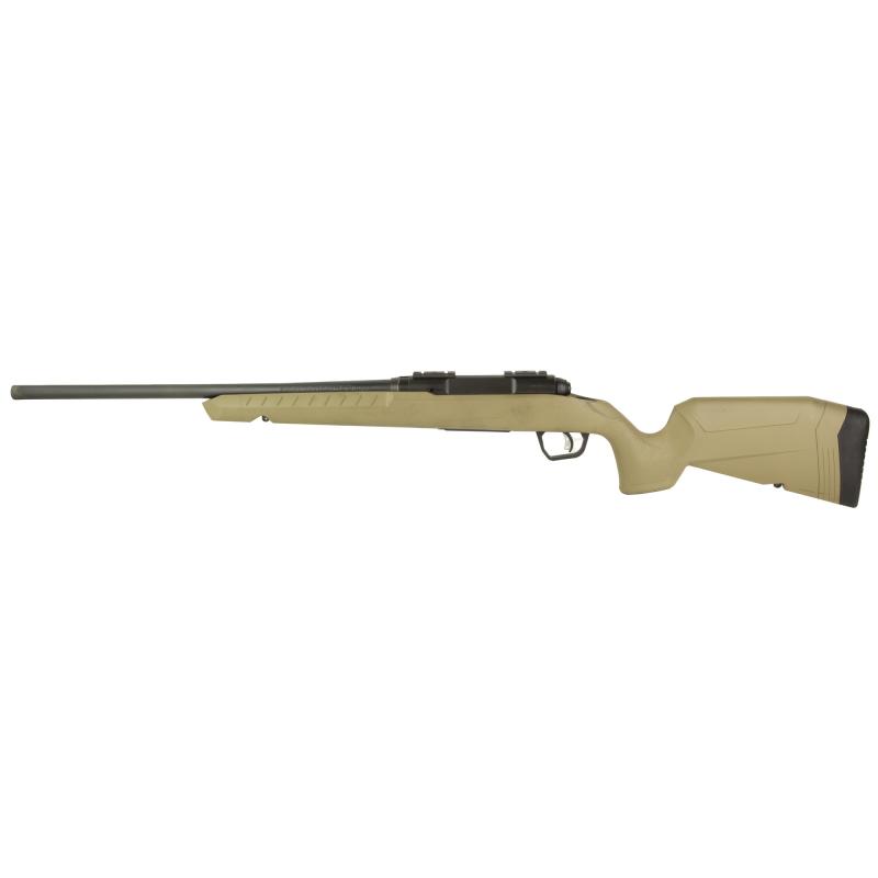 Axis II, Bolt Action Rifle, 400 Legend, 20" Sporter Contour Barrel, Matte Finish, Black, Flat Dark Earth Polymer Stock, 1 Magazine, 4 Rounds 32055