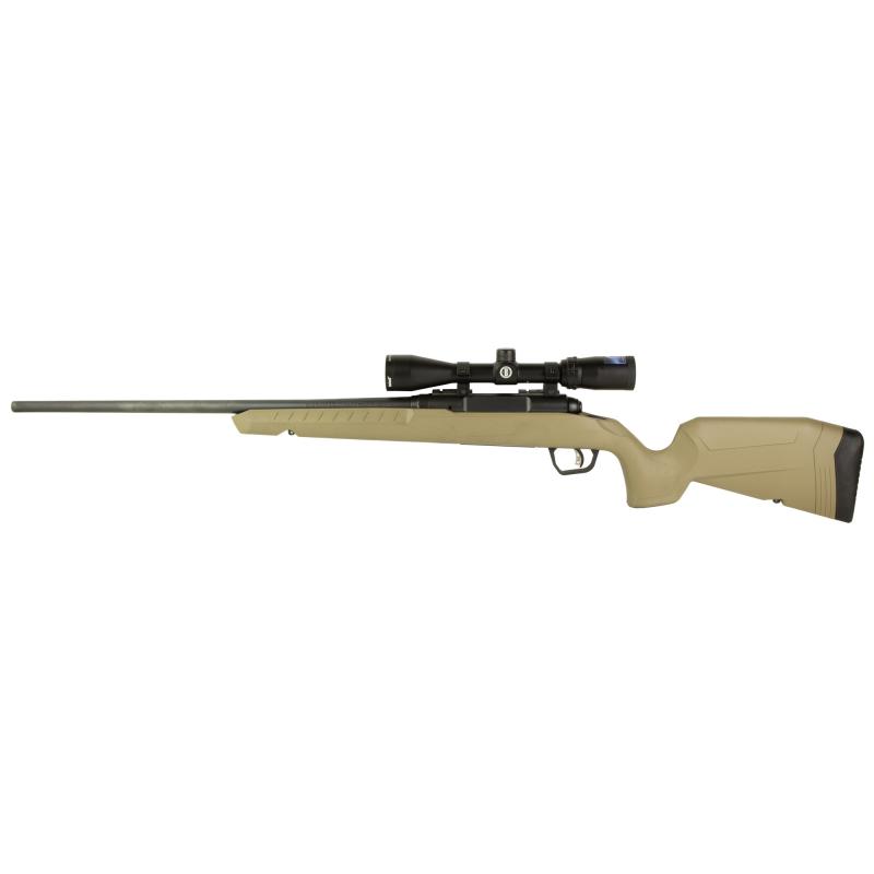 Axis II XP, Bolt Action Rifle, 270 Winchester, 22" Sporter Contour Barrel, Matte Finish, Black, Flat Dark Earth Polymer Stock. 1 Magazine, 4 Rounds, Includes 3-9x40 Scope 32169