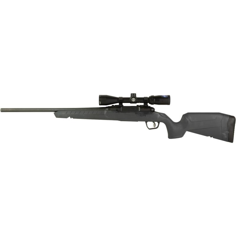 Axis II XP, Bolt Action Rifle, 400 Legend, 20" Sporter Contour Barrel, Matte Finish, Black, Gray Polymer Stock, 1 Magazine, 4 Rounds, Includes 3-9x40 Scope 32178