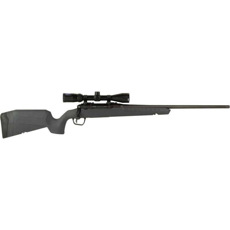 Axis II XP, Bolt Action Rifle, 30-06 Springfield, 22" Sporter Contour Barrel, Matte Finish, Black, Gray Polymer Stock, 1 Magazine, 4 Rounds, Includes 3-9x40 Scope 32181