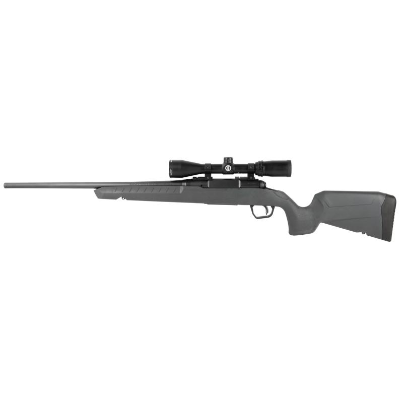 Axis II XP Compact, Bolt Action Rifle, 6.5 Creemoor, 20" Sporter Contour Barrel, Matte Finish, Black, Gray Polymer Stock, 1 Magazine, 4 Rounds, Includes 3-9x40 Scope 32231