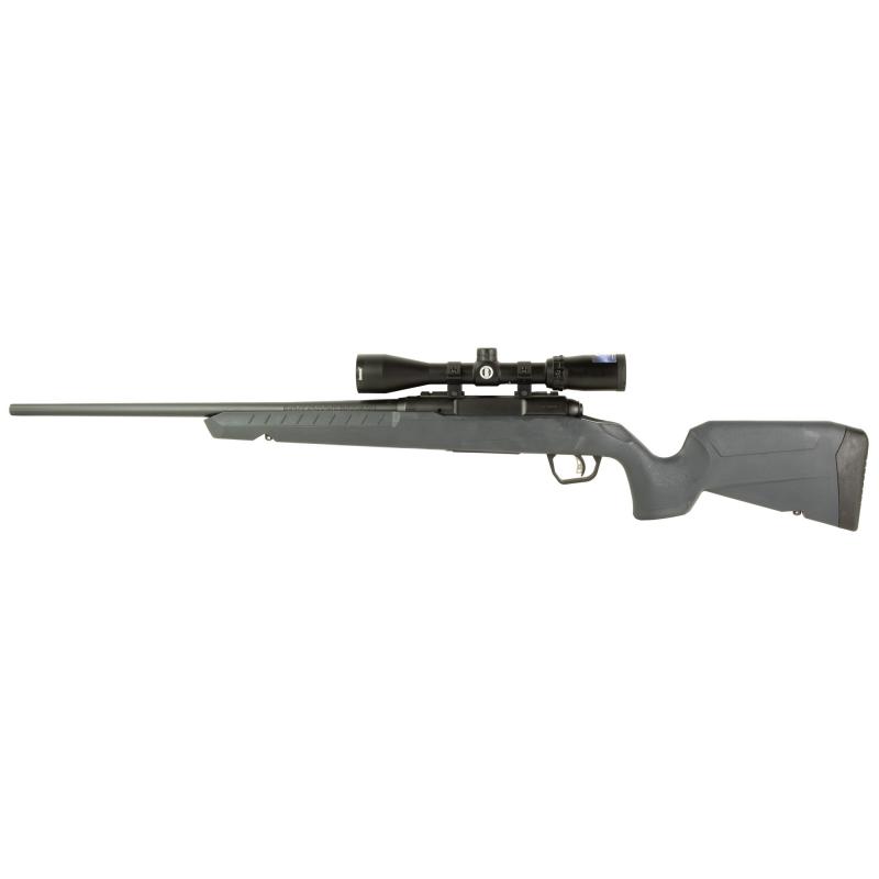 Axis II XP Compact, Bolt Action Rifle, 308 Winchester, 20" Sporter Contour Barrel, Matte Finish, Black, Gray Polymer Stock, 1 Magazine, 4 Rounds, Includes 3-9x40 Scope 32233