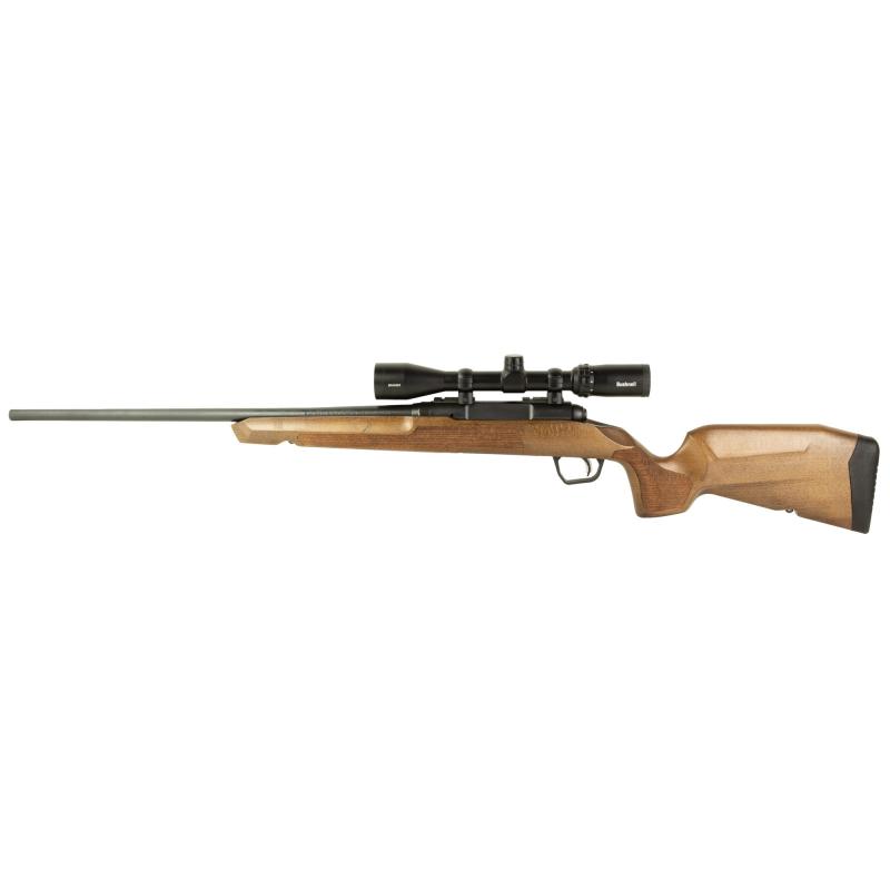 Axis II XP Hardwood, Bolt Action Rifle, 270 Winchester, 22" Barrel, Matte Finish, Black, Hardwood Stock, 1 Magazine, 4 Rounds, Includes 3-9x40 Scope 32266