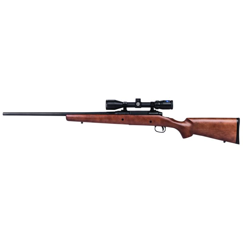Axis II XP Hardwood, Bolt Action Rifle, 30-06 Springfield, 22" Barrel, Matte Finish, Black, Hardwood Stock, 1 Magazine, 4 Rounds, Includes 3-9x40 Scope 32267