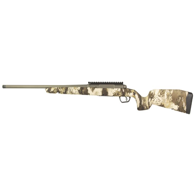 Axis II Pro, Bolt Action Rifle, 308 Winchester, 20" Threaded Barrel, Cerakote Finish, Flat Dark Earth, Western Camo Synthetic Stock, 1 Magazine, 4 Rounds 32320