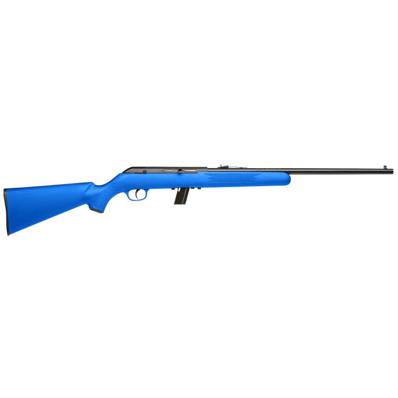 64F, Semi-automatic Rifle, 22LR, 21" Barrel, Matte Finish, Blue Synthetic Stock, Adjustable Sights, 10 Rounds, 1 Magazine, Right Hand 40217
