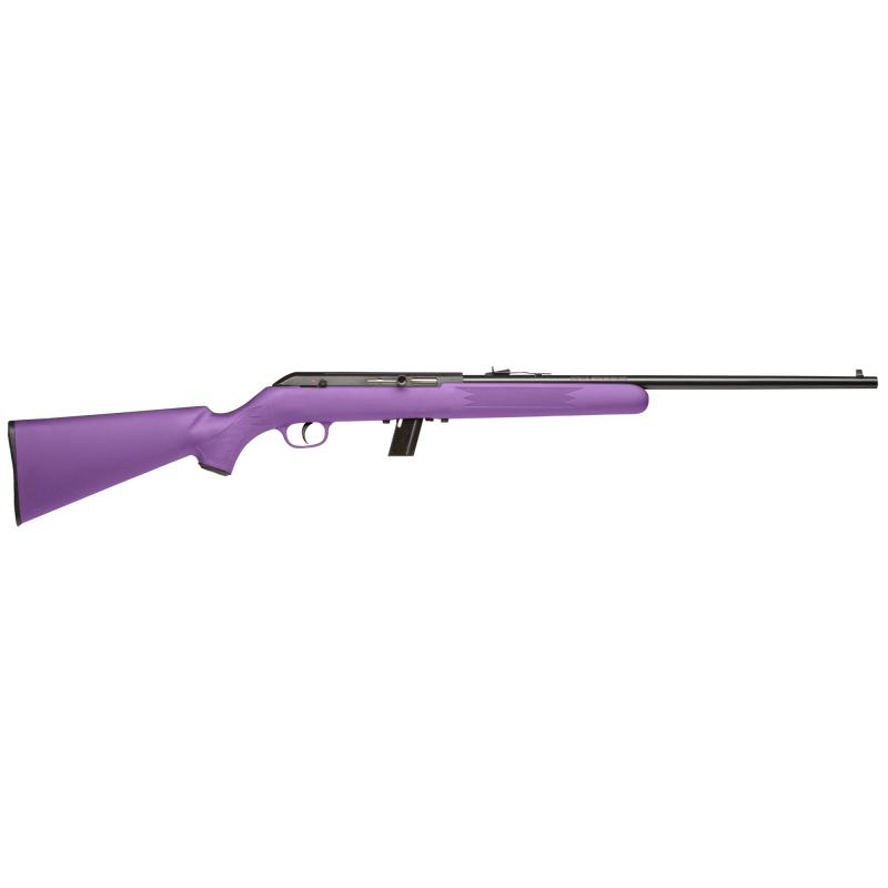 64F, Semi-automatic Rifle, 22LR, 21" Barrel, Matte Finish, Purple Synthetic Stock, Adjustable Sights, 10 Rounds, 1 Magazine, Right Hand 40219