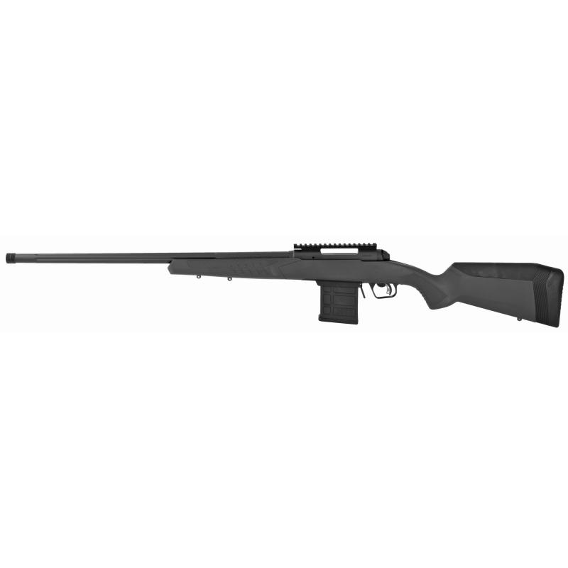 110 Tactical, Bolt Action  | 6.5 Creedmoor, 24" Threaded Barrel, Black Finish, Gray Synthetic Stock, Right Hand, 1 Mag, 10Rd Magpul AICS Magazine 57232