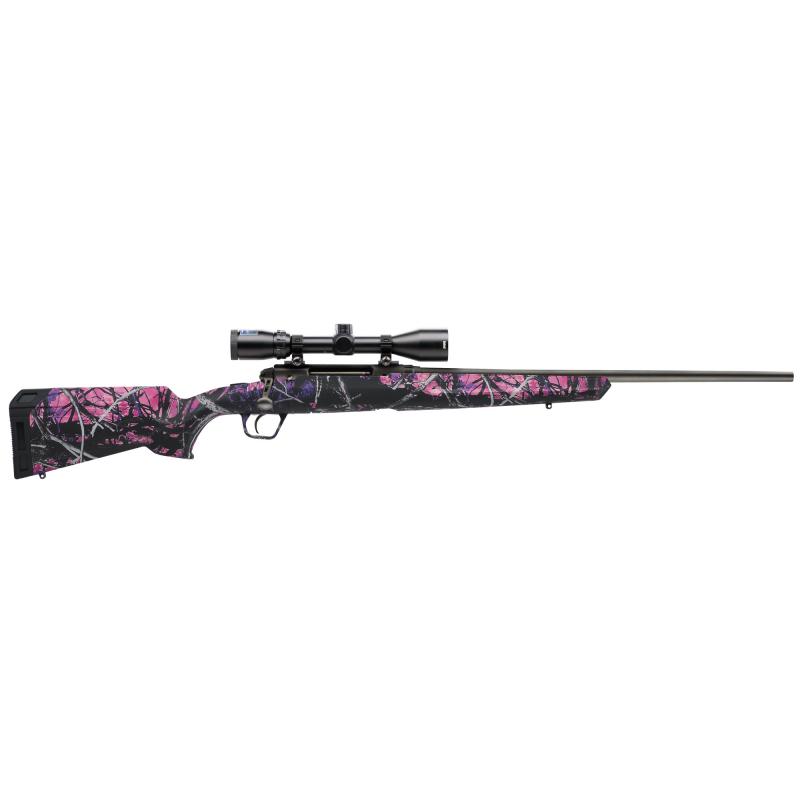 Axis, Muddy Girl, Bolt, 243 Win, 20", Black, Synthetic, Right Hand, 4Rd 57272