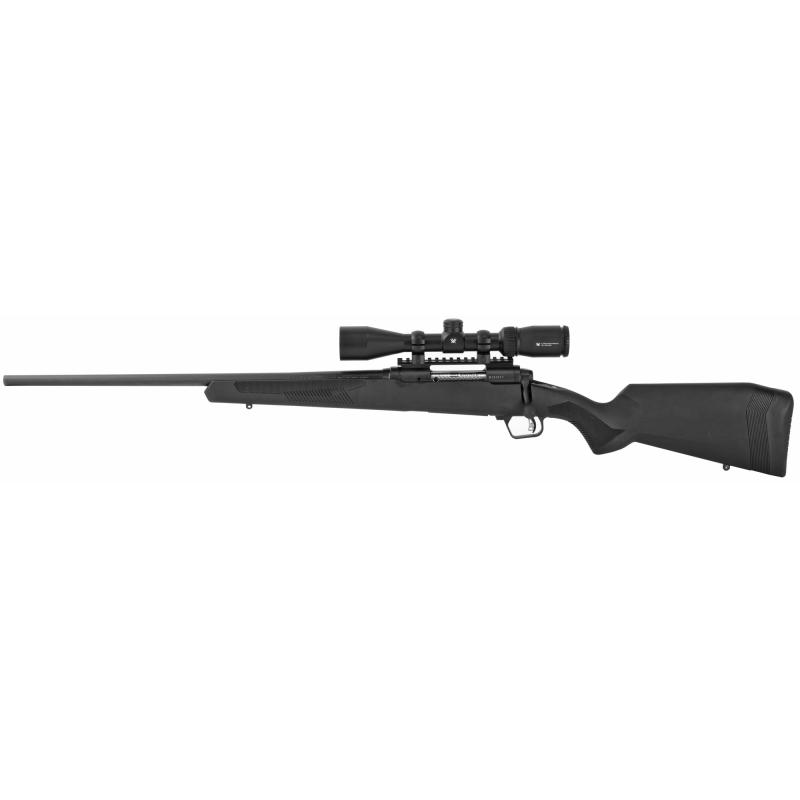 110 Apex Hunter XP Left Hand Bolt Action Rifle | 308 Win, 20" Barrel, Black Finish, Synthetic Stock, 4Rd, Accutrigger, Detachable Box Magazine, 3-9x40 Vortex Crossfire II 57322