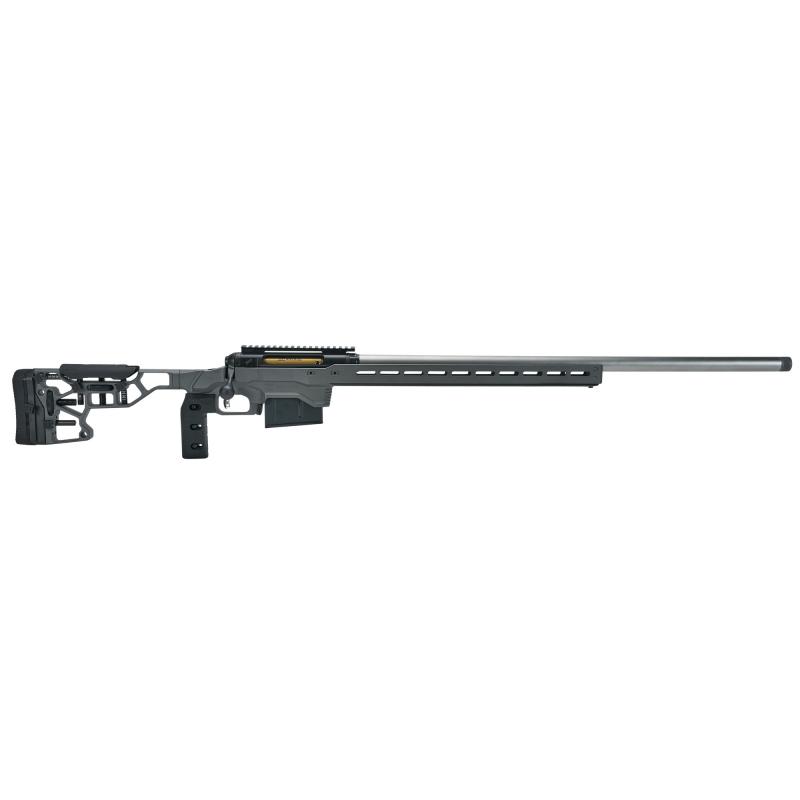 110 Elite Precision, Bolt Action, 300 PRC, 30" Matte Stainless Barrel, Gray MDT ACC Chassis with ARCA Rail, AccuTrigger, 1 AICS Magazine, 5Rd, Right Hand 57561