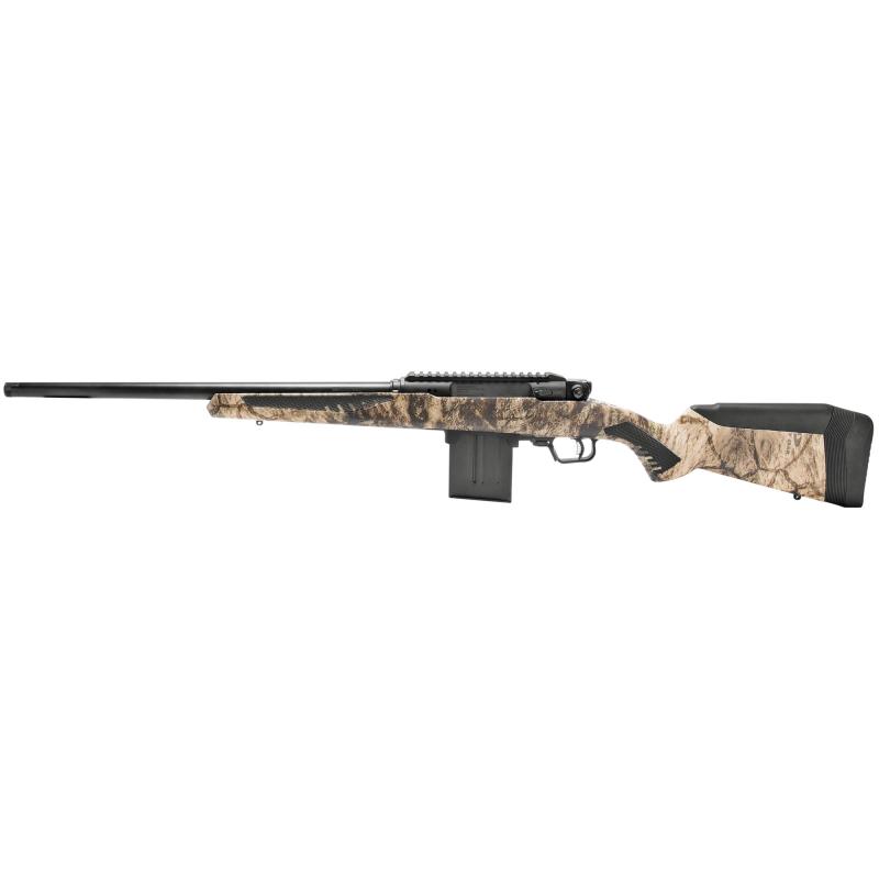 Impulse Predator, Bolt, 22-250, 20" Barrel, Threaded, Black Color, Mossy Oak Terra Gila Camo AccuStock, Right Hand, AccuTrigger, Detachable Box Magazine, 20 MOA Rail, 10Rd, 1 AICS Magazine 57657