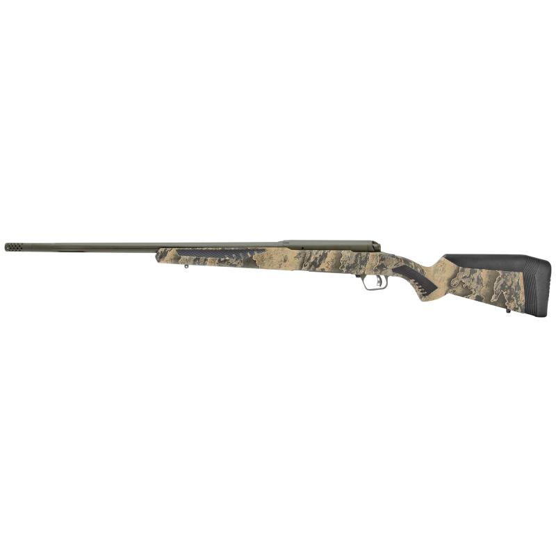 110 Timberline, Bolt, Rifle, 308 Winchester, 22" Threaded Barrel, Omni-Port Muzzle Brake, OD Green Cerakote Finish, Realtree Excape AccuFit Polymer Stock, AccuTrigger, Right Hand, 4Rd 57739