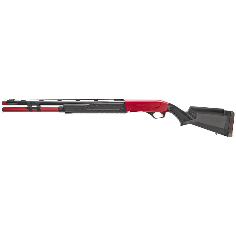 Renegauge Competition, Semi-automatic, 12 Gauge 3", 24" Fluted Vent Rib Barrel, Black and Red Color, Synthetic Stock, Right Hand, 9Rd 57786