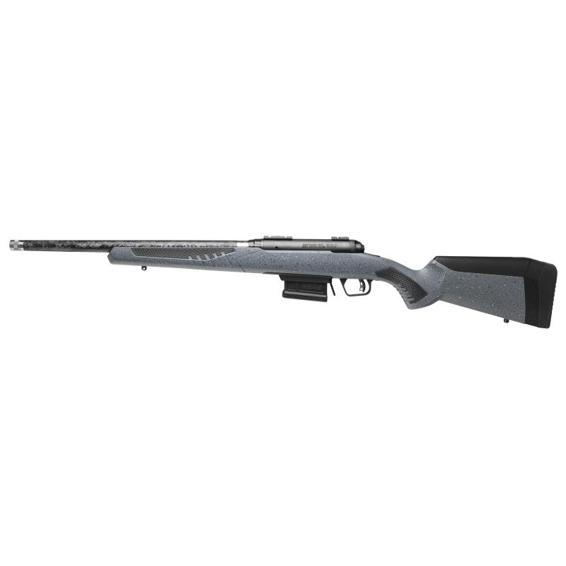 110 Carbon Predator, Bolt Action Rifle, 223 Remington, 18" Proof Threaded Barrel, Gray Synthetic Stock, Matte Finish, Black, Right Hand, 4 Rounds, Includes (1) AICS Detachable Magazine 57932