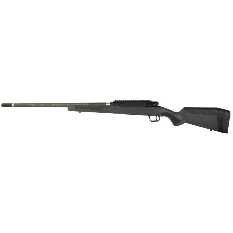 Impulse Mountain Hunter, Straight Pull Bolt Action Rifle, 7MM PRC, 22" Proof Threaded Barrel, 5/8x24 Thread Pitch, Gray Synthetic Stock, Matte Finish, Black, Right Hand, Includes 20 MOA 1 Piece Rail, Muzzle Break, 2 Rounds, (1) Flush Fit Magazine 58012