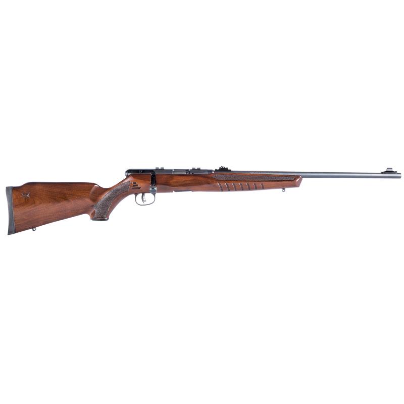 Model B17G .17HMR 21 Inch Barrel Matte Black Finish Adjustable Sights AccuTrigger Hardwood Stock 10 Round