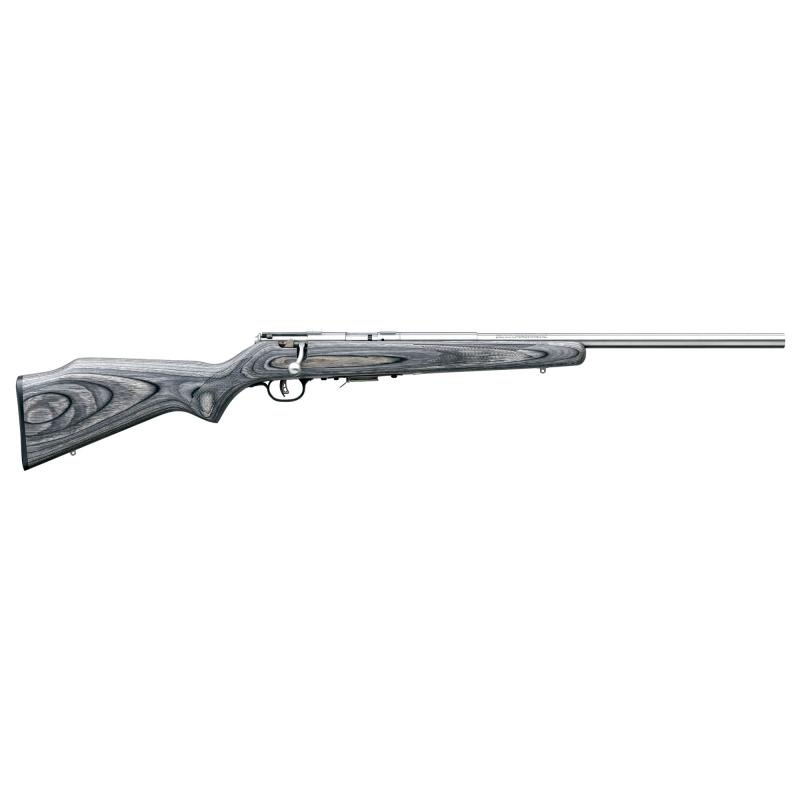 Model 93R17 BV .17 HMR 21 Inch Heavy Barrel Stainless Steel Finish Laminated Stock AccuTrigger 5 Round