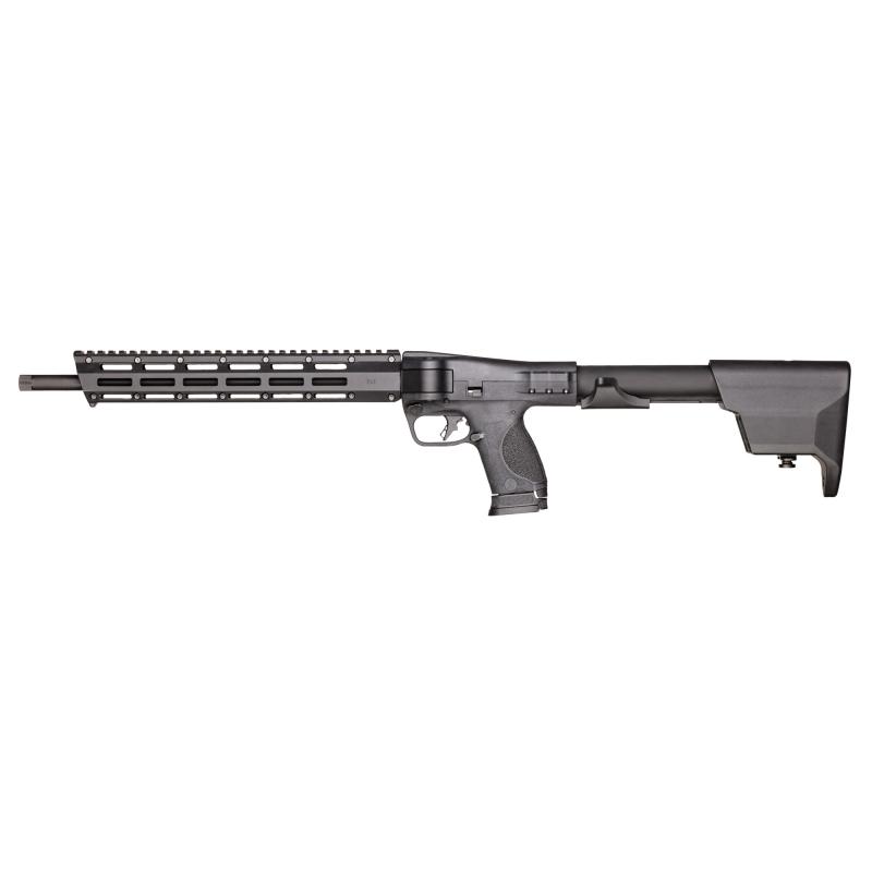 Model M&P FPC Folding PCC |9mm 16.25 Inch Threaded Barrel, Folding Design, Uses M&P Magazines, Includes Carrying Bag, 2x 23rd Magazines and 1x 17rd Magazine
