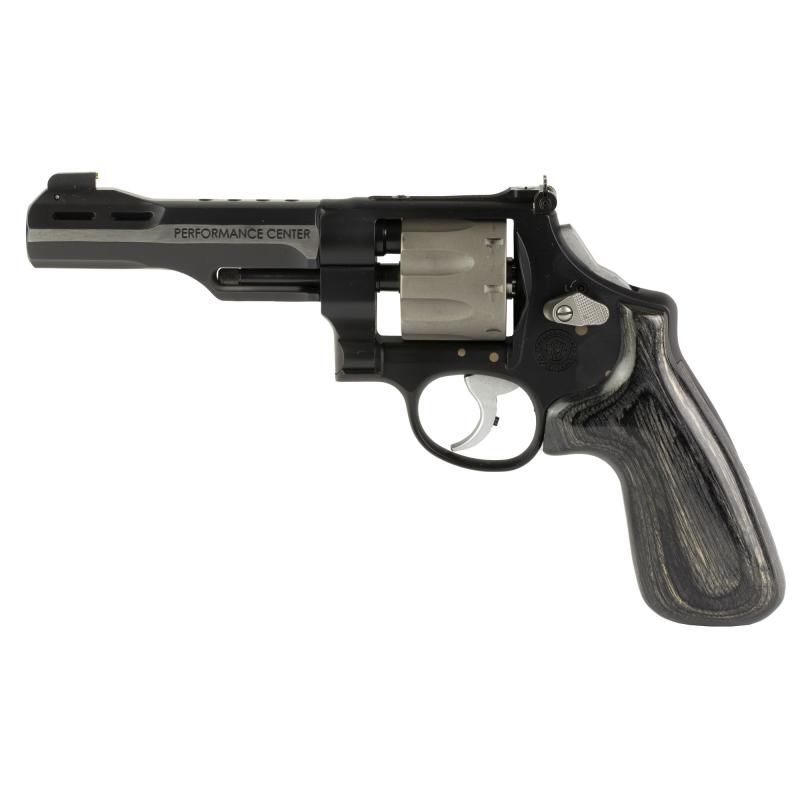 Model 327 WR Jerry Miculek Record Revolver, Performance Center, Double Action Only, Scandium Frame Revoler, N-Frame, 9MM, 5" Ported Barrel, Laminated Wood JM Signature Grip, Brass Bead Front Sight, Adjustable Rear Sight, Vortex Compdot Red Dot, 8 Rounds