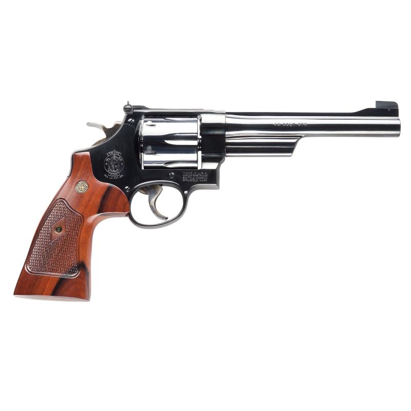 Model 25 Classic .45 Long Colt 6.5 Inch Barrel Bright Blue Finish Wood Grip 6 Round